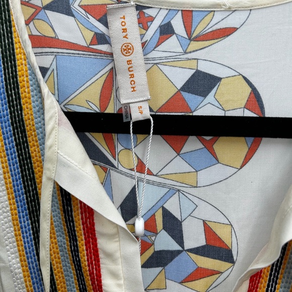 Tory Burch Multicolor Geometric Maxi Dress - Picture 3 of 9